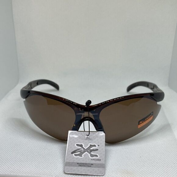 X-Loop Mens Semi Rimless Sunglasses - Picture 2 of 3